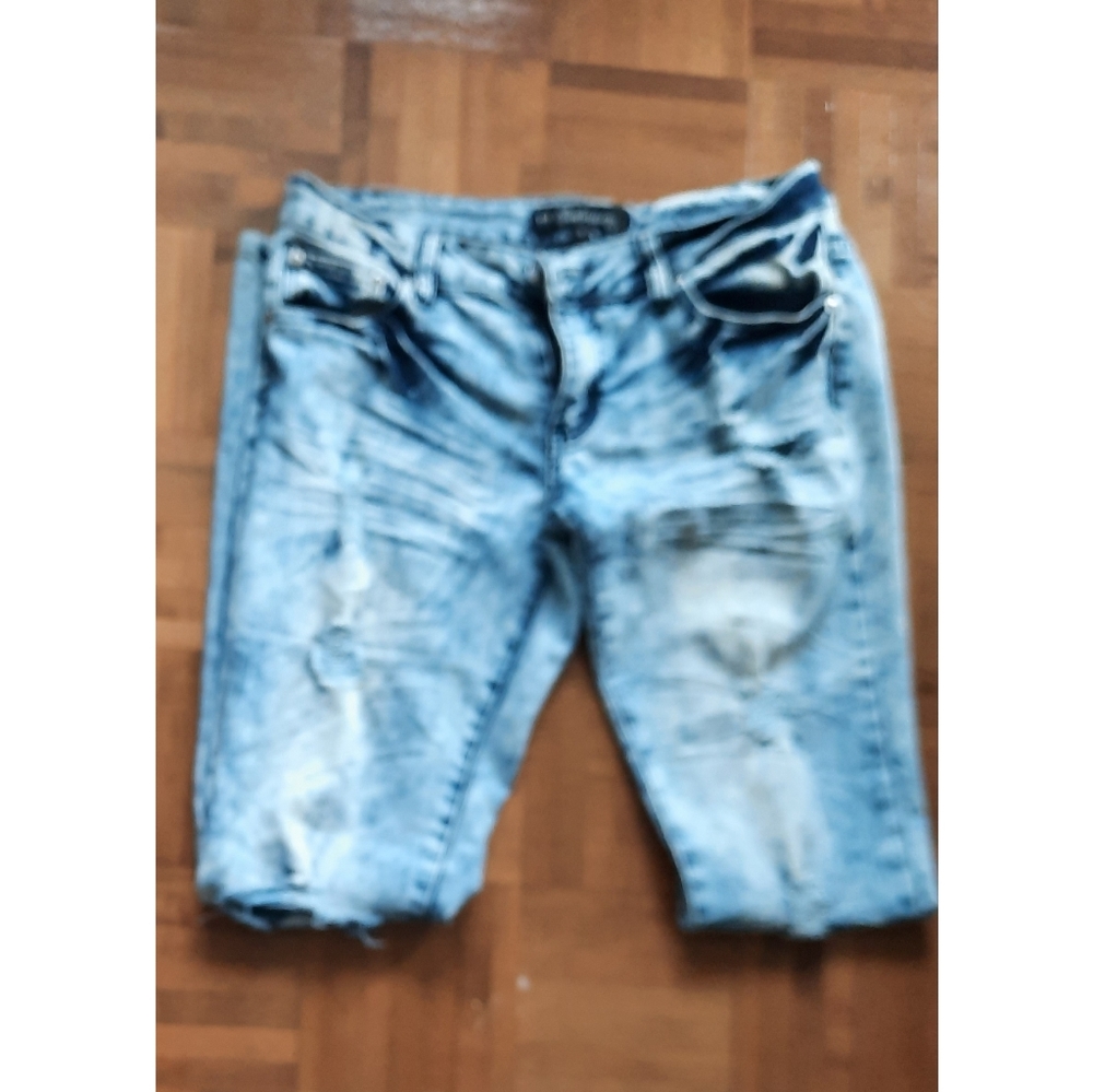 Straight leg jeans